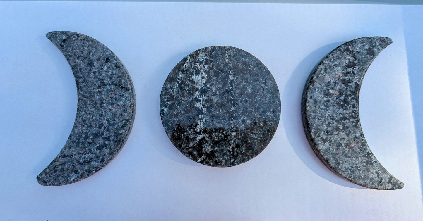 Triple Moon in Yooperlite - UV Reactive Set!
