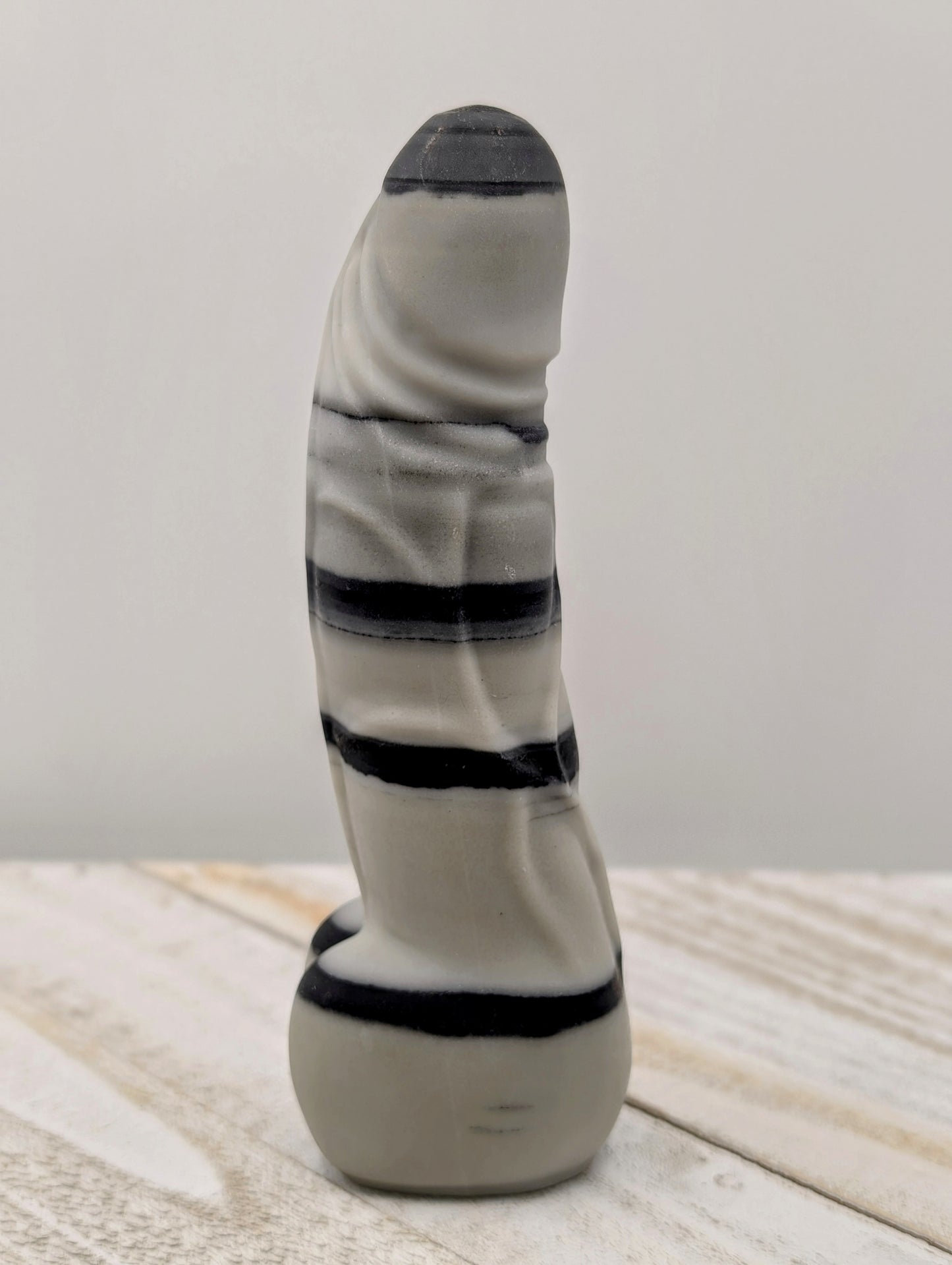 Crystal Carving, Large Phallus - Men's Penis (Garden Quartz, Sodalite, Rose Quartz, Zebra Jasper)
