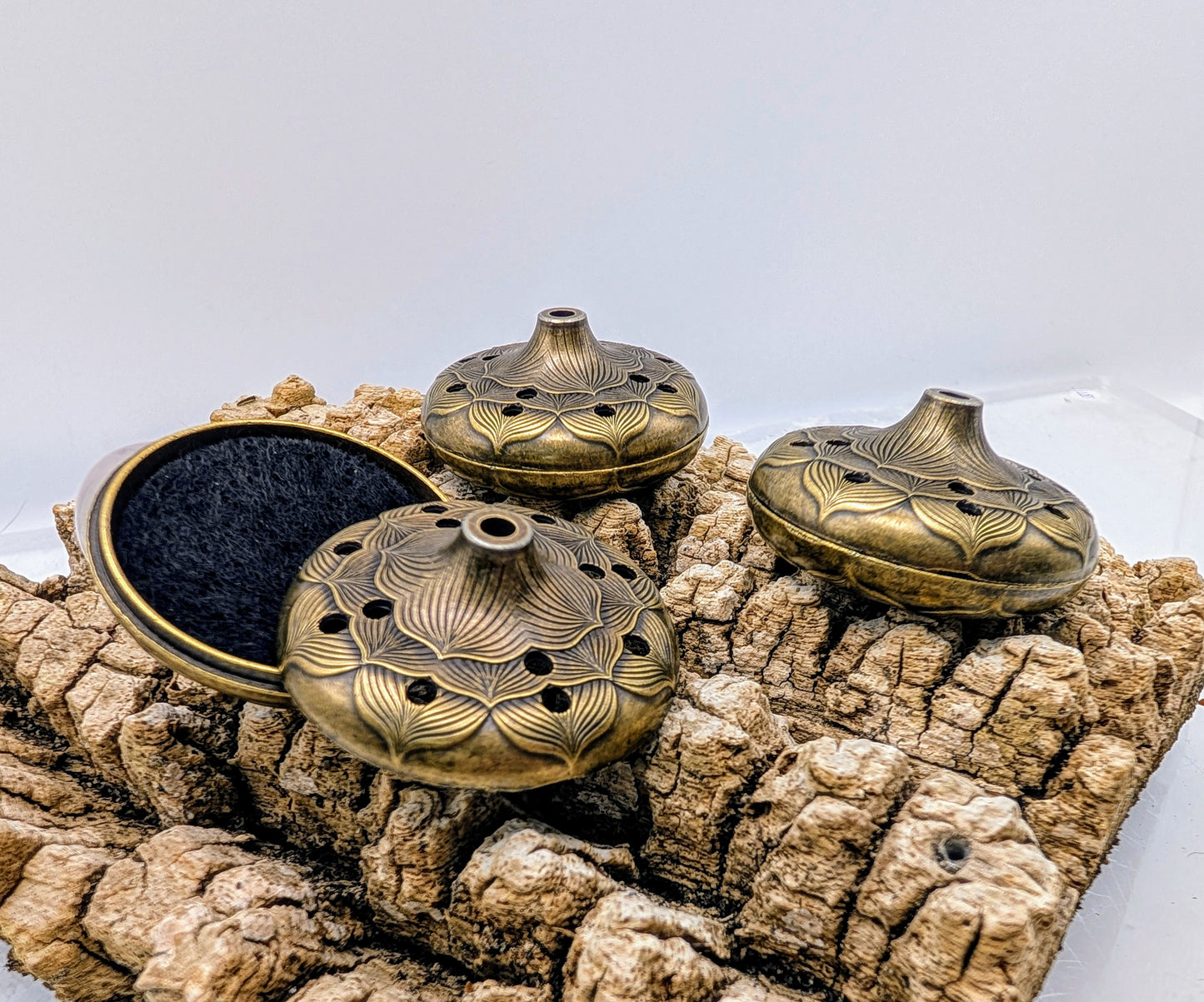 Mini Bronze Incense Burner