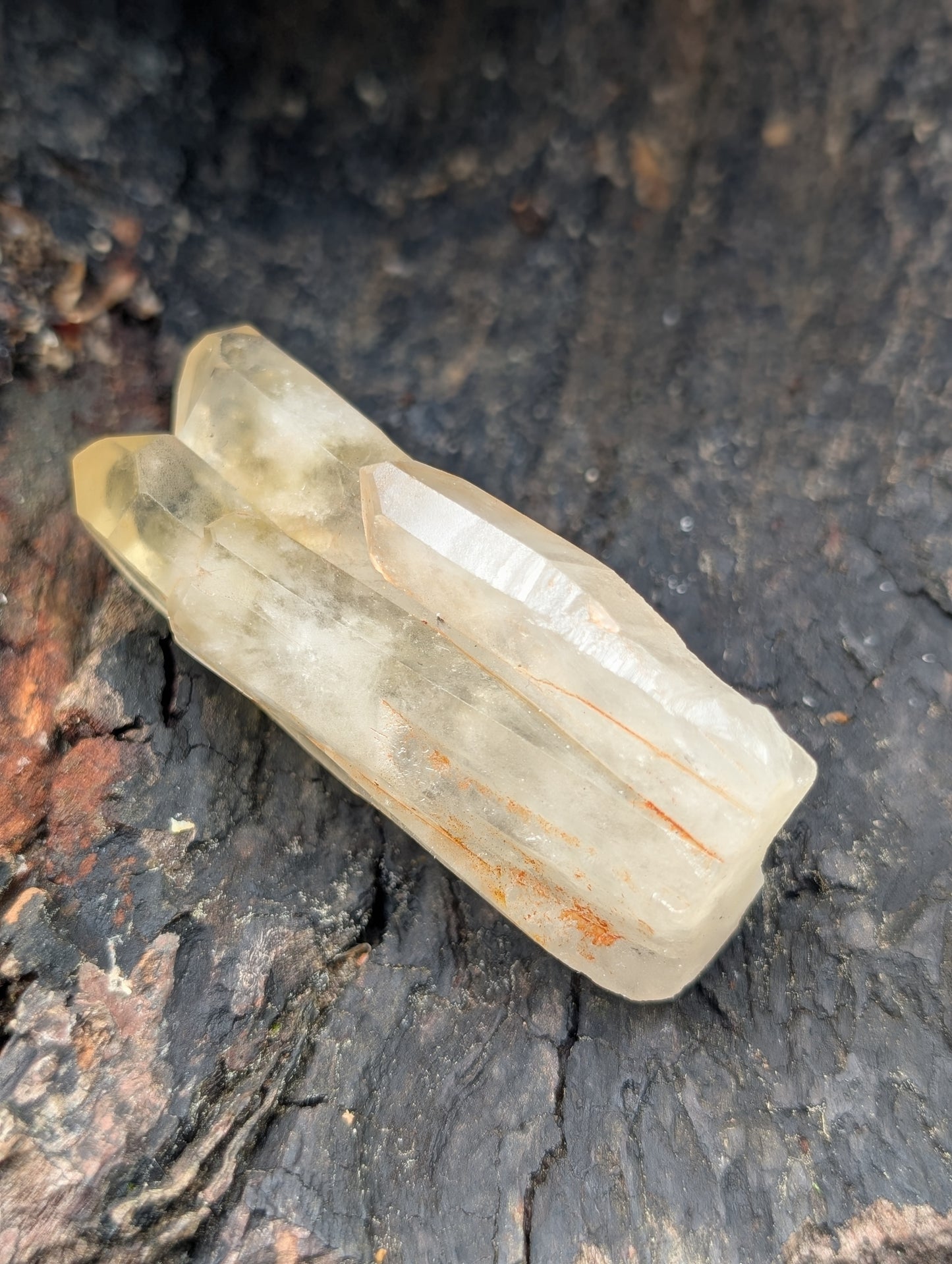 Natural Raw Untreated Citrine Cluster - Mid Grade