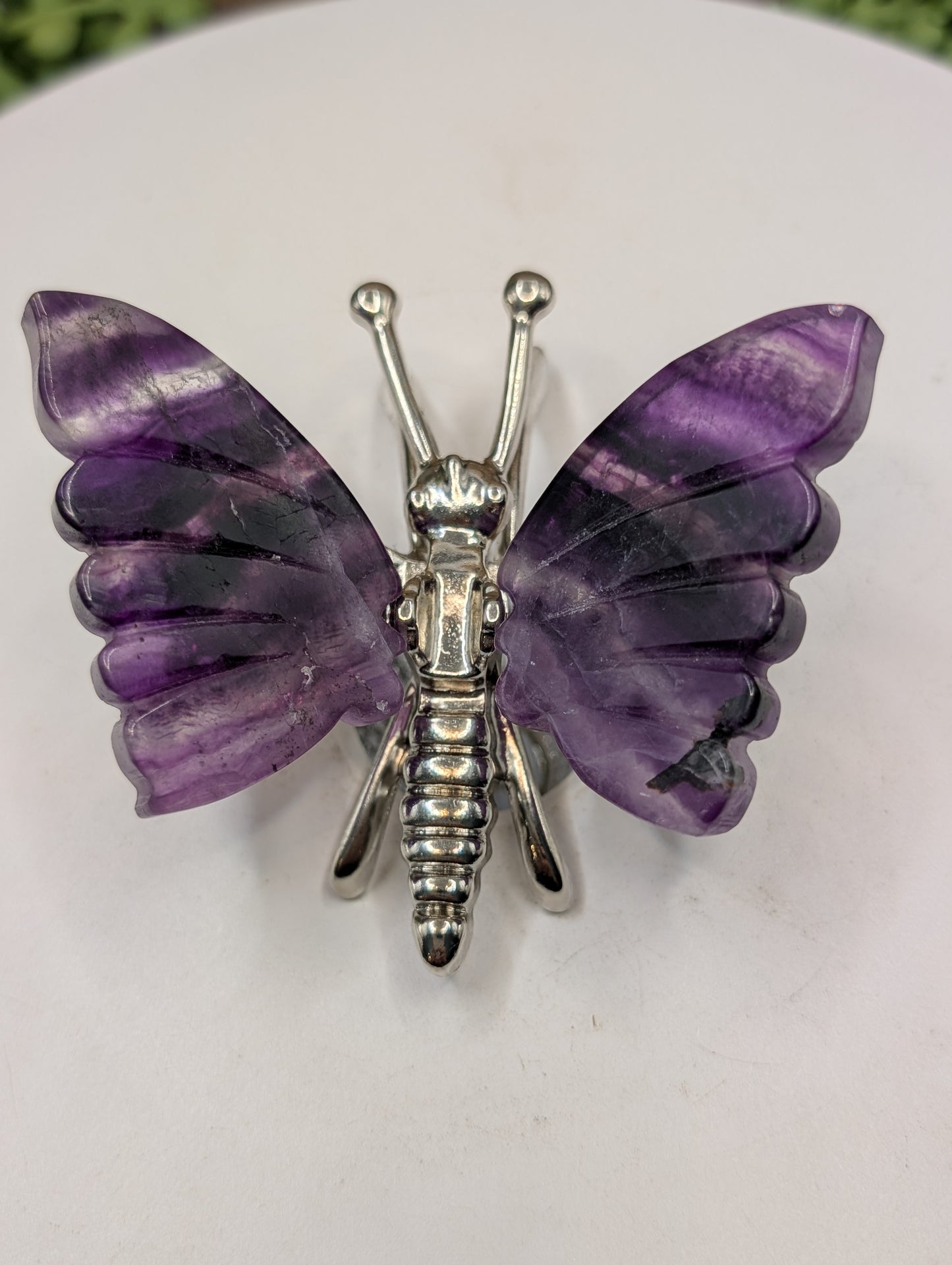 Fluorite Crystal Butterflies - Gemstone Decor