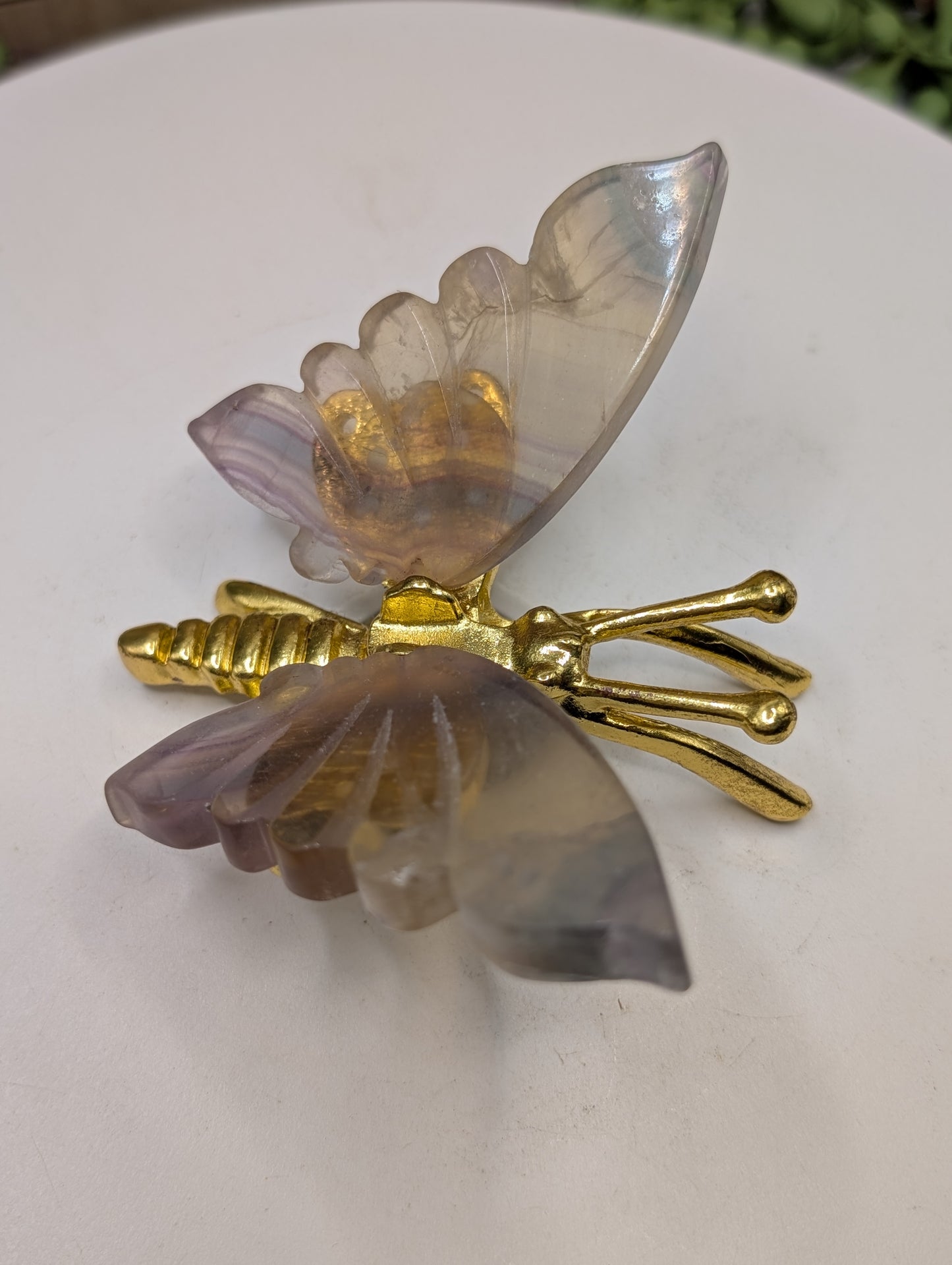 Fluorite Crystal Butterflies - Gemstone Decor