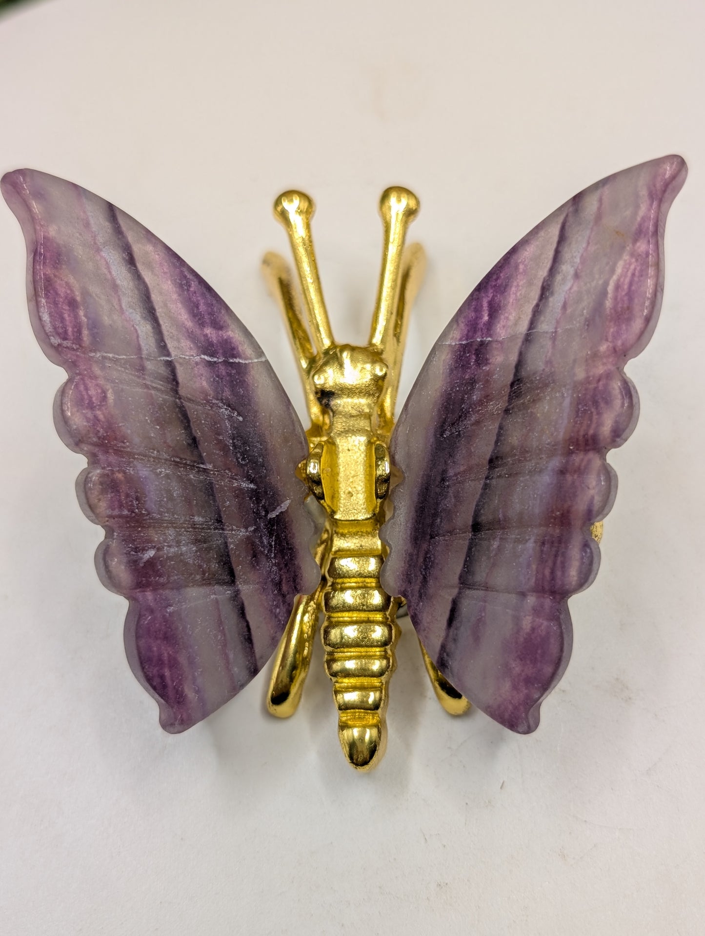 Fluorite Crystal Butterflies - Gemstone Decor
