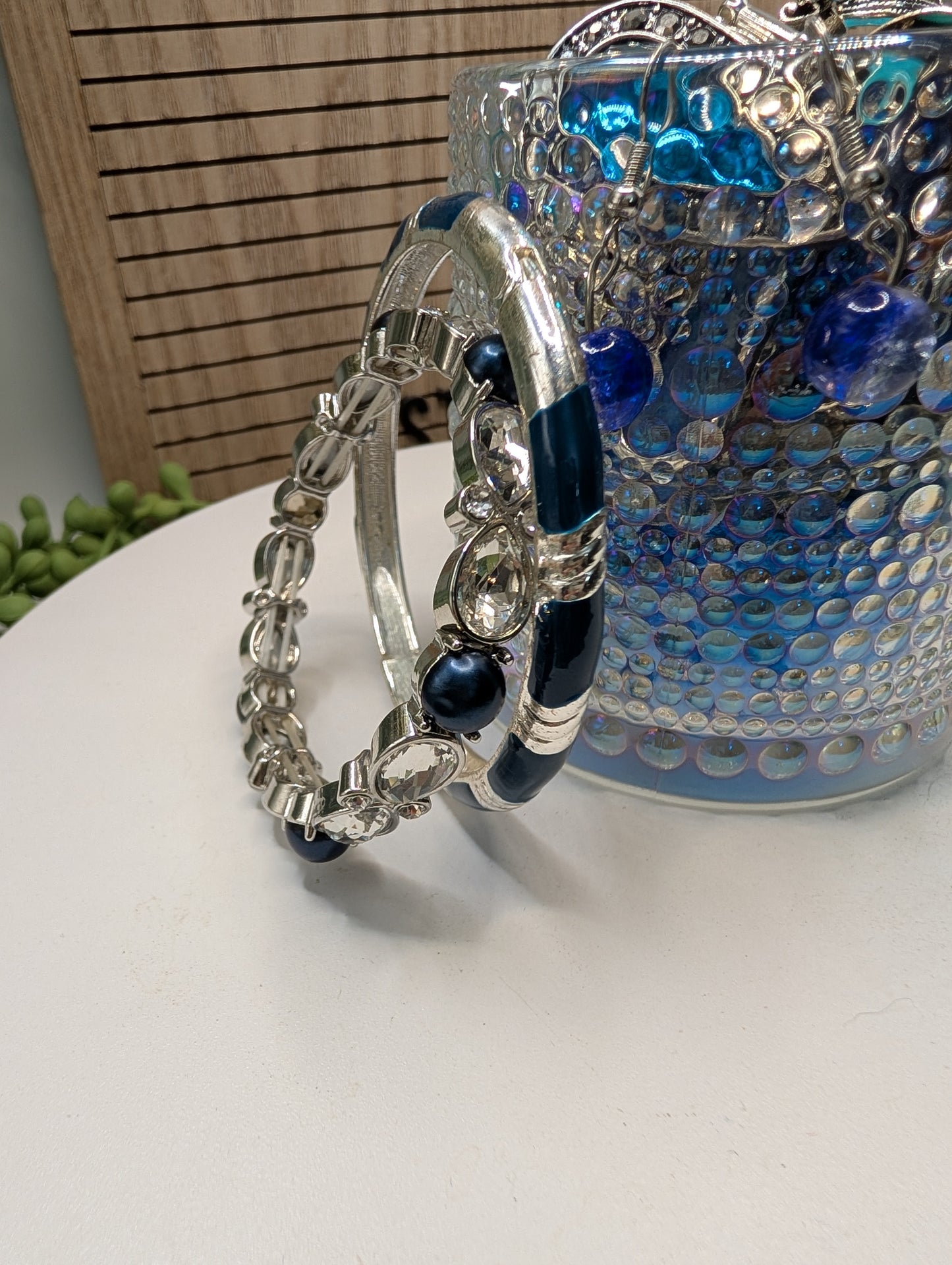 Mystery Jewelry Jar - Blue Tones