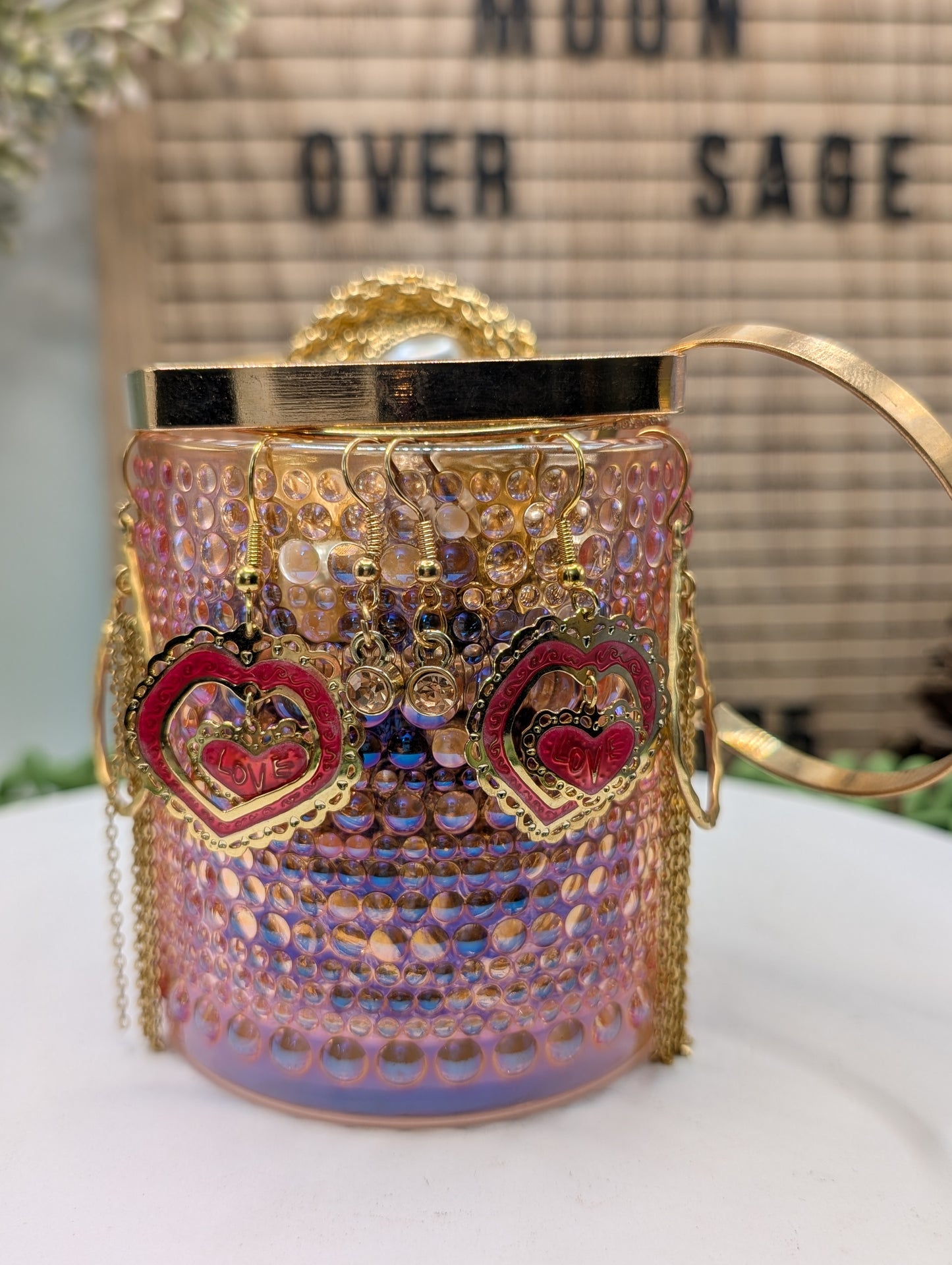 Mystery Jewelry Jar - Gold Tones