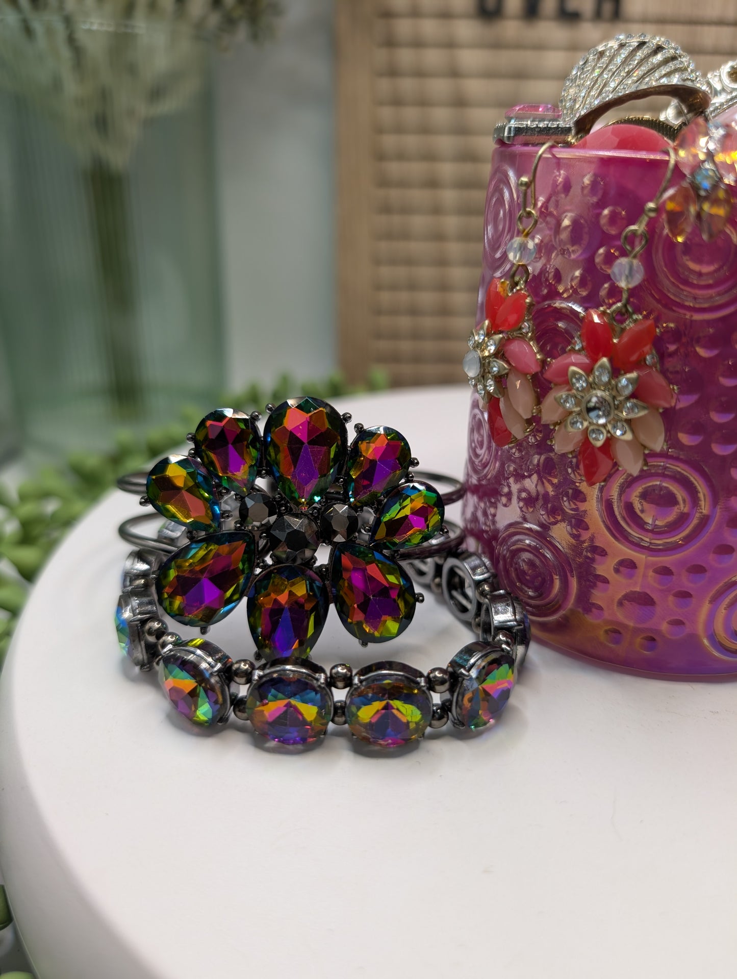 Mystery Jewelry Jar - Pink Tones
