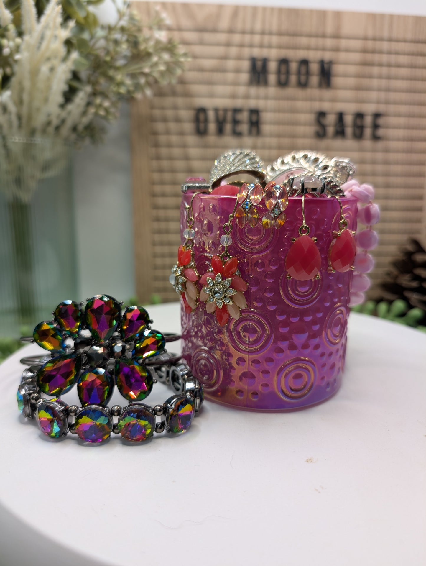 Mystery Jewelry Jar - Pink Tones