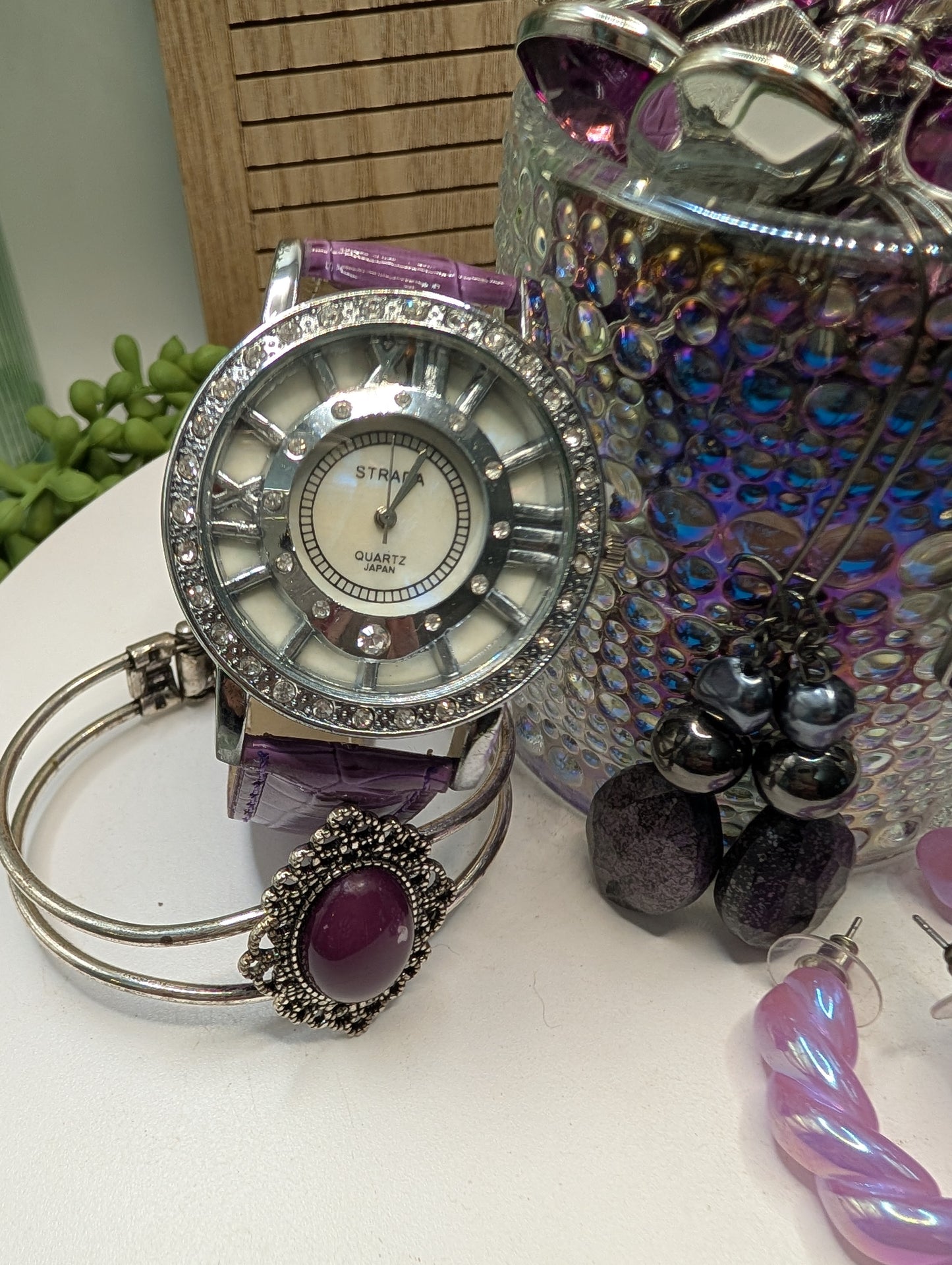 Mystery Jewelry Jar - Purple Tones