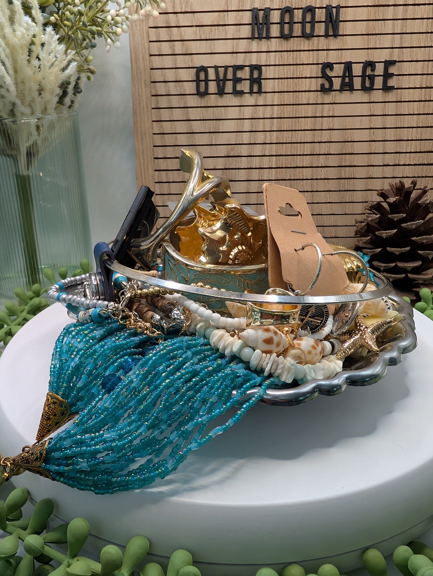 Mystery Jewelry Jar - Mermaid Siren Themed