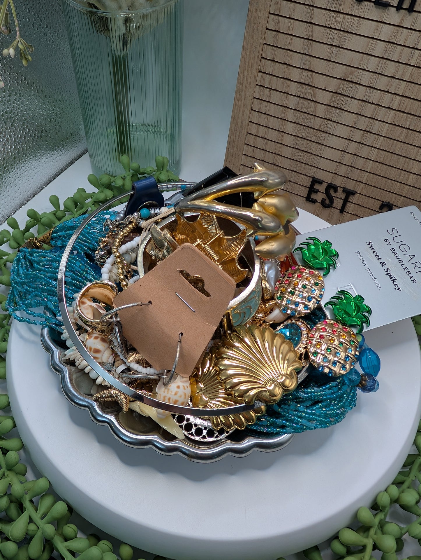 Mystery Jewelry Jar - Mermaid Siren Themed