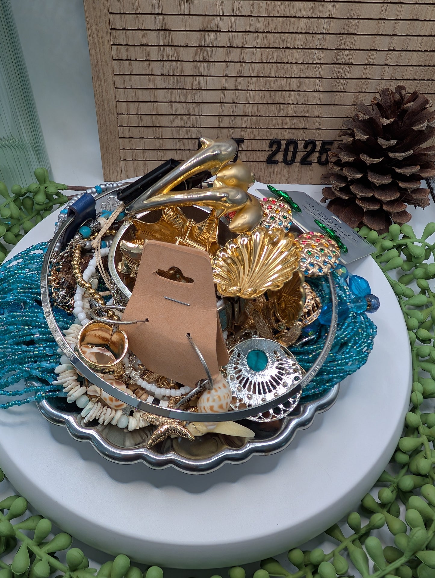Mystery Jewelry Jar - Mermaid Siren Themed