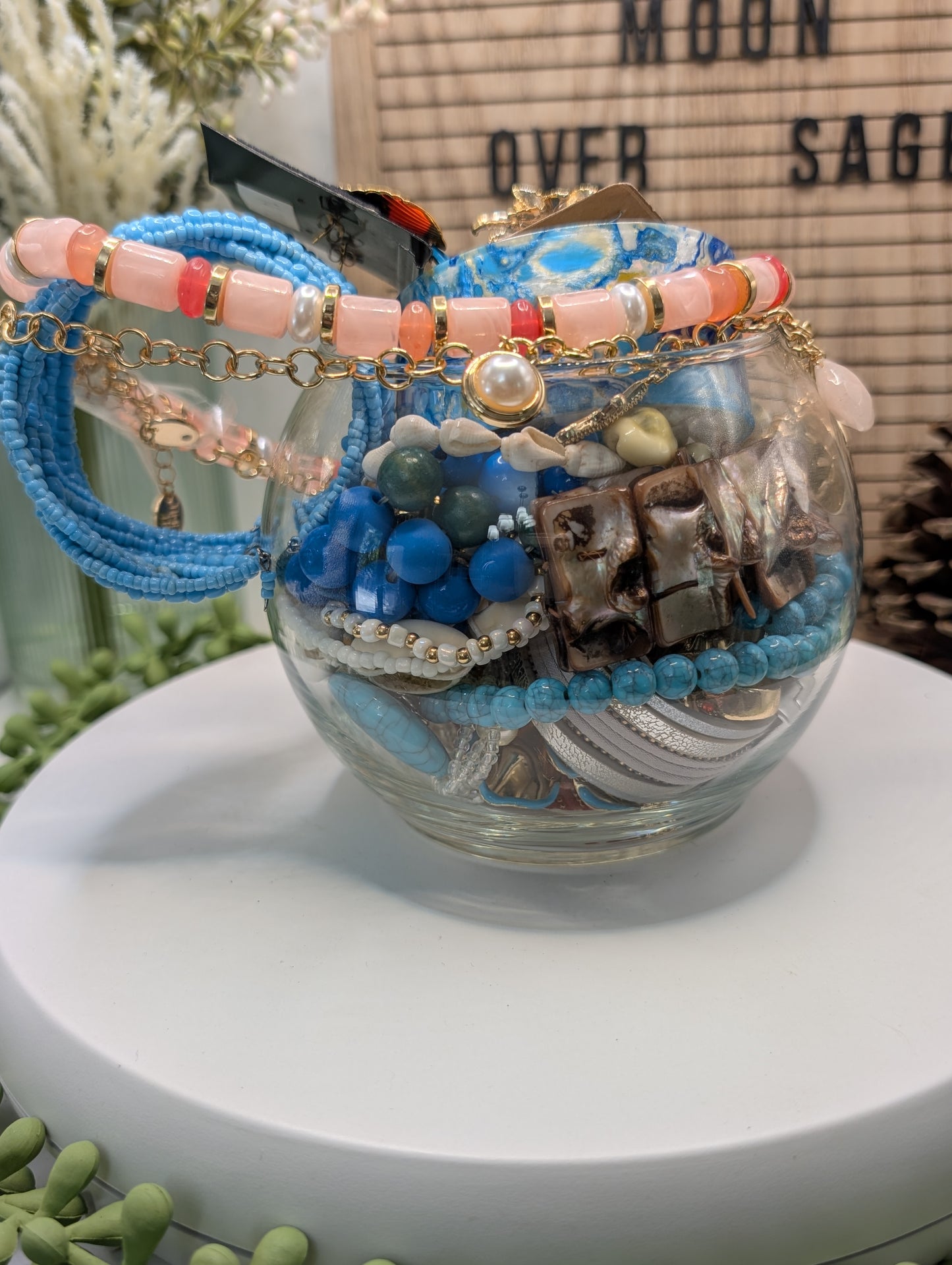 Mystery Jewelry Jar - Ocean Themed