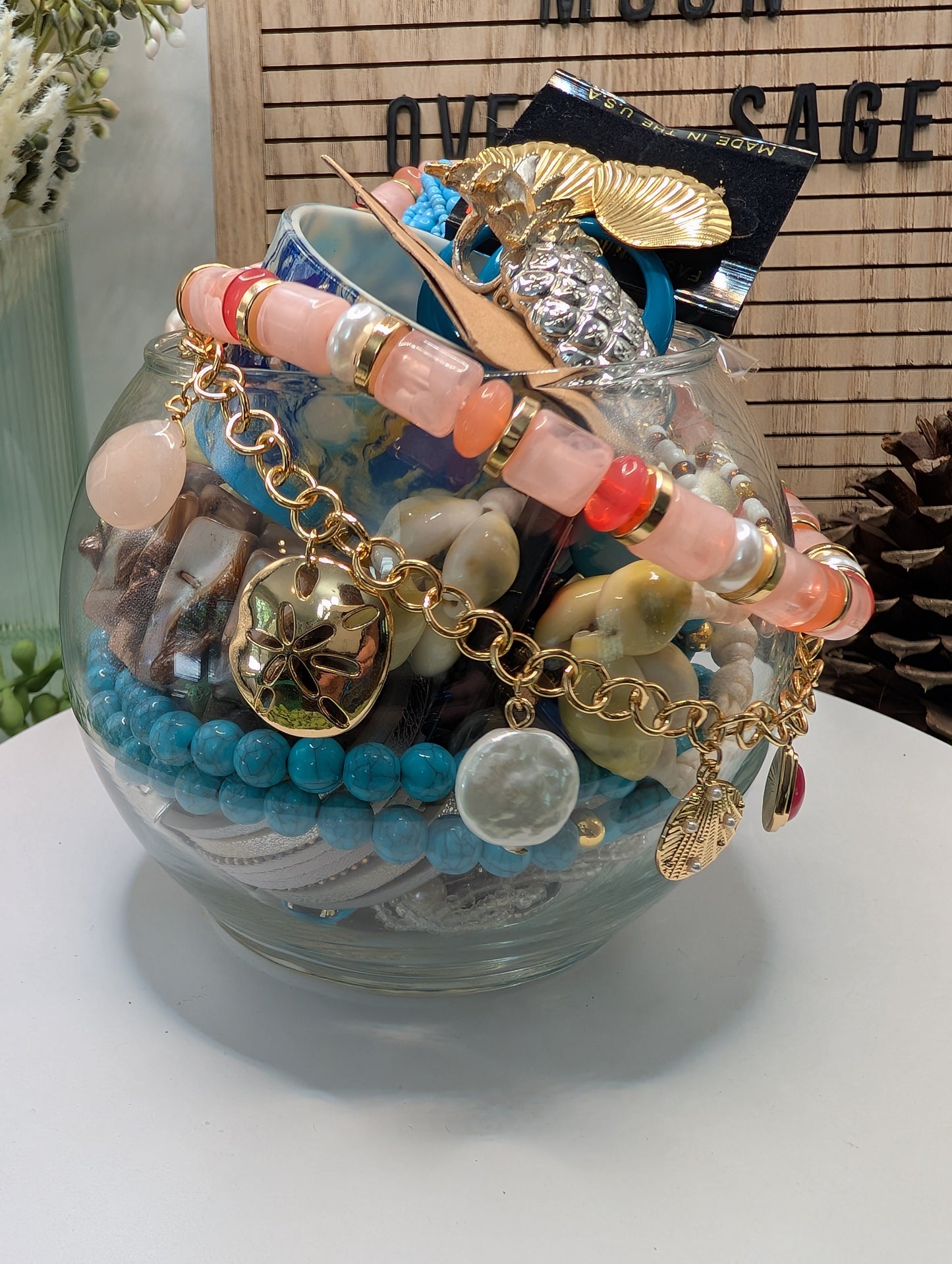 Mystery Jewelry Jar - Ocean Themed