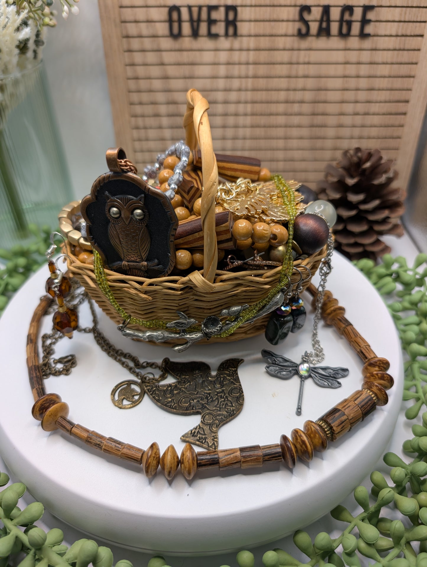 Mystery Jewelry Jar - Woodland Creatures