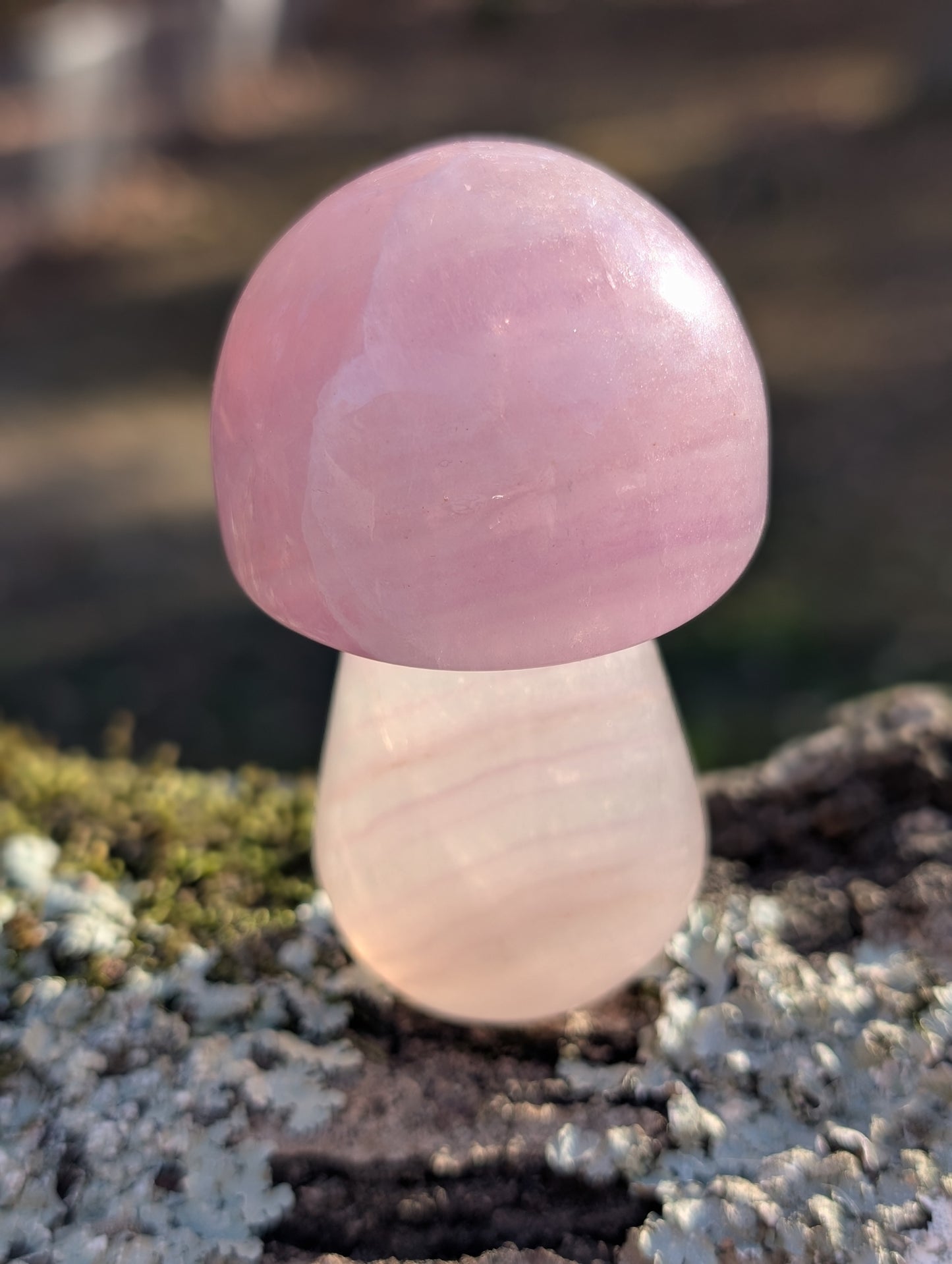 Purple Fluorite Mushroom