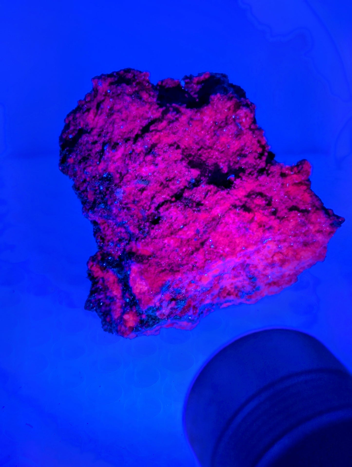 Raw Ruby Specimens - Bright UV Reactions!!
