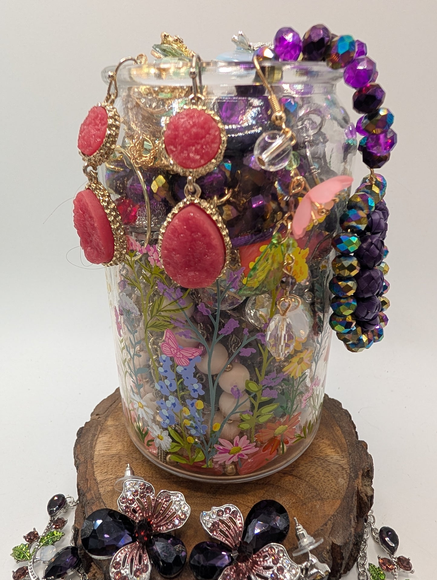 Twilight Garden Whimsy Jewelry Jar