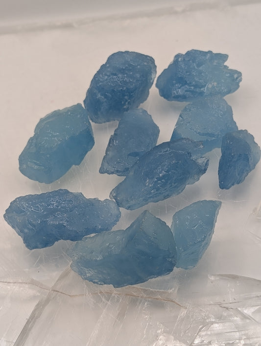 Aquamarine Stones - Stunning Blue Color!