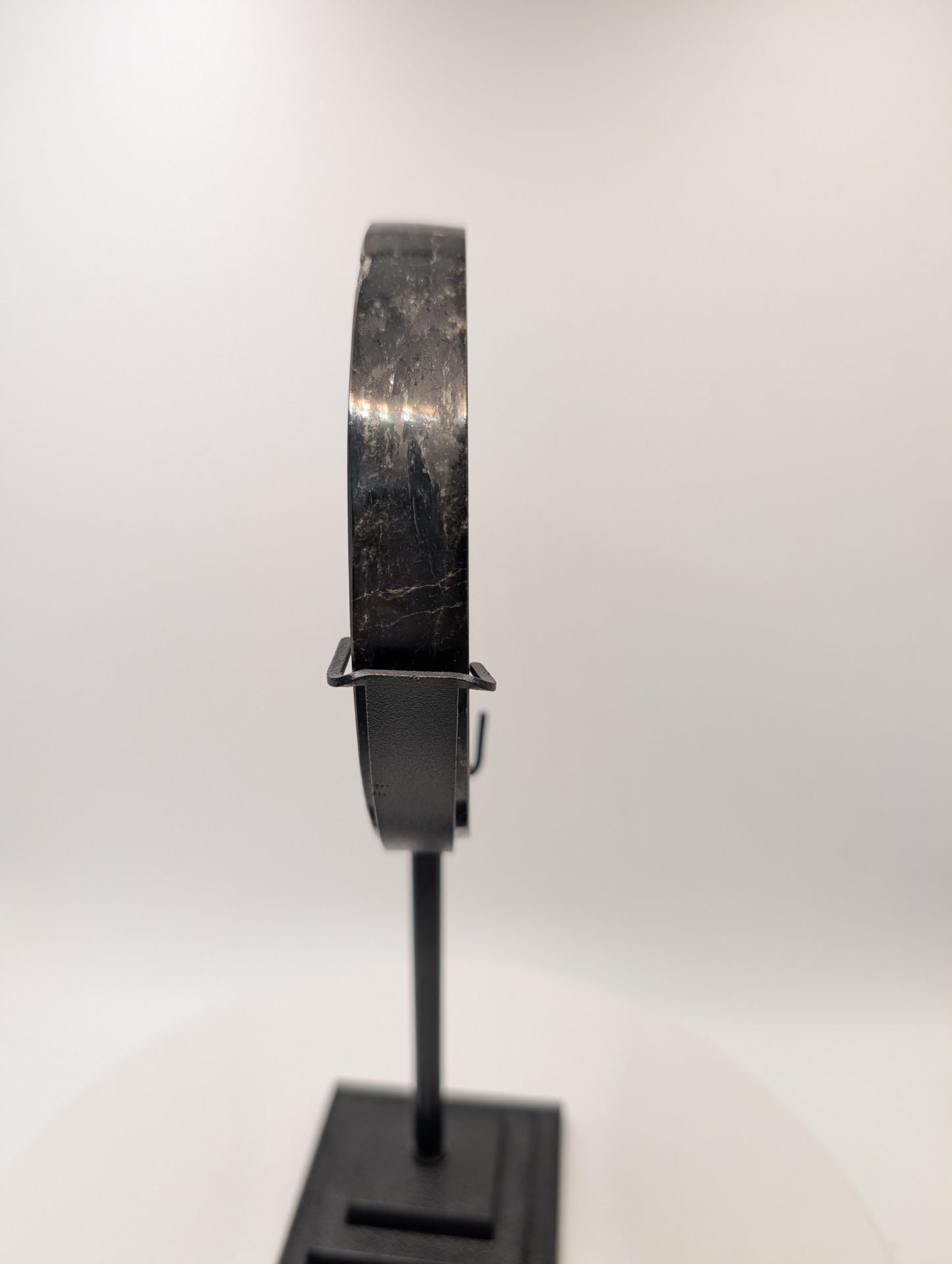 Astrophyllite Crescent Moon on Stand