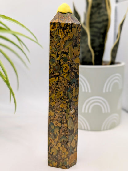 Ajooba Jasper Stone - Fruit Jasper - Bamboo Jasper Towers