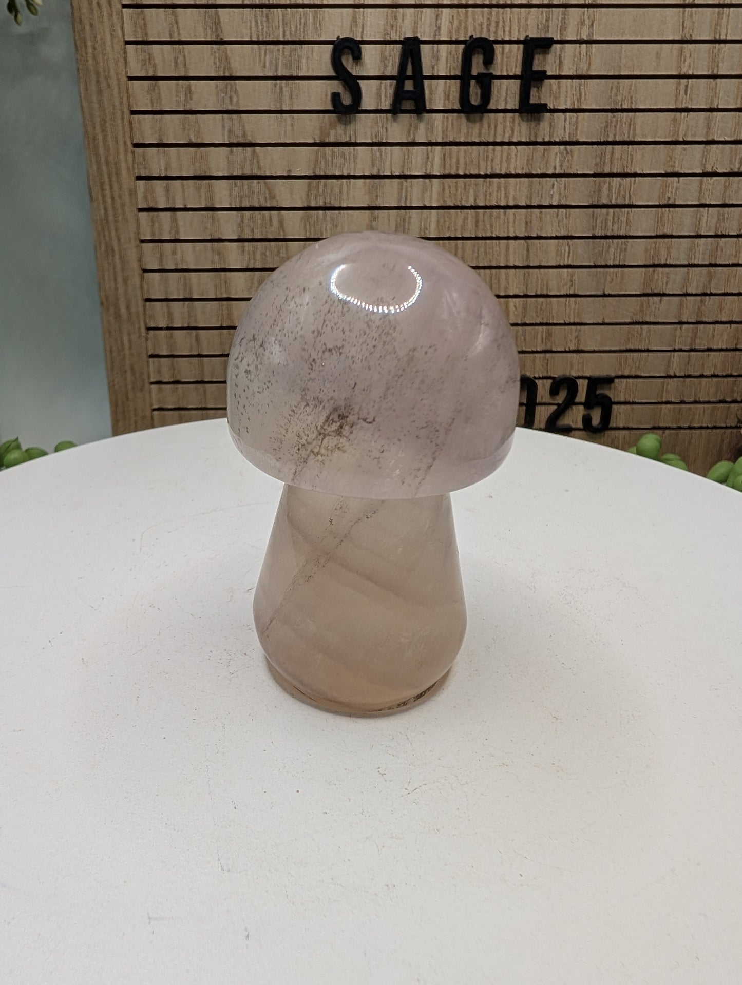 Light Purple Fluorite Mushroom - Healing Crystal