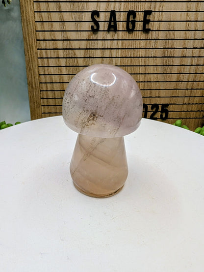 Light Purple Fluorite Mushroom - Healing Crystal