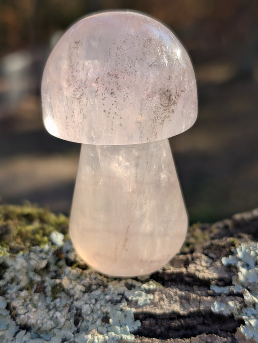 Light Purple Fluorite Mushroom - Healing Crystal