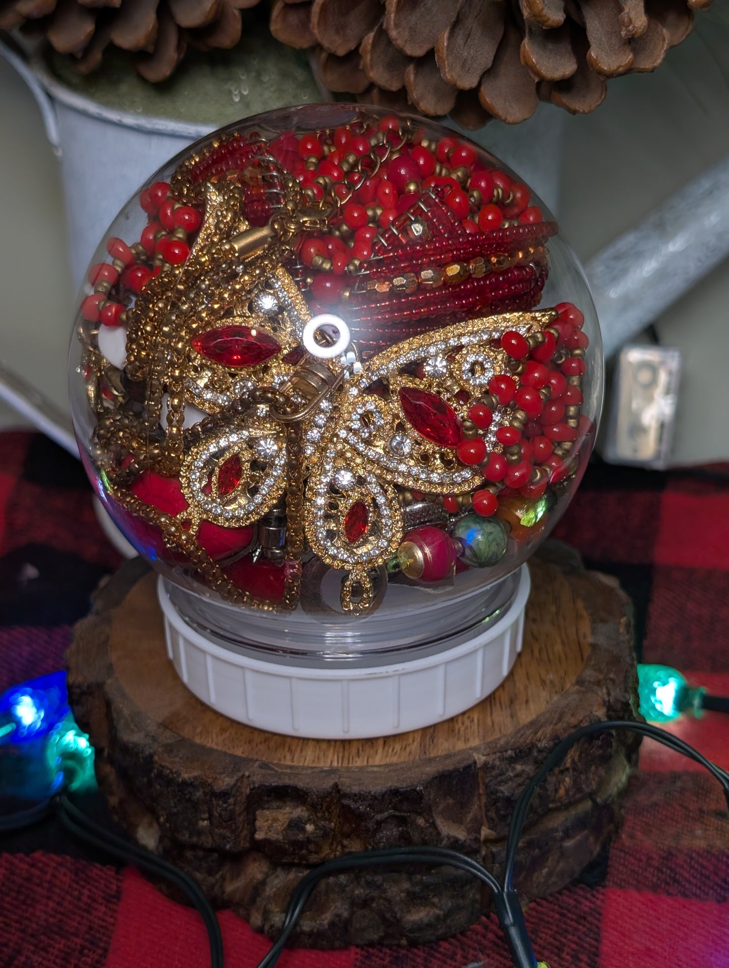 Holiday Jewelry Jar Ornaments