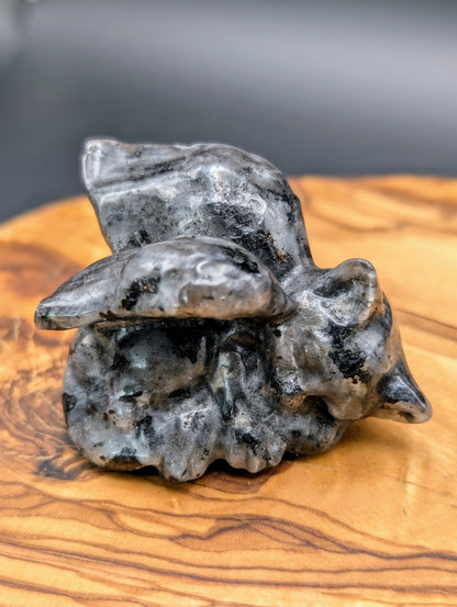 Crystal Angel Cat Carvings