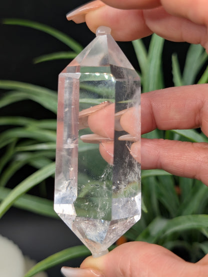 Large Clear Quartz Double Terminated Points with Superb Clarity!!