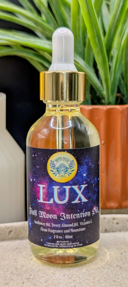 Moon Over Sage's Own Line of Intention Oils Infused with Crystals and Moon Magic!