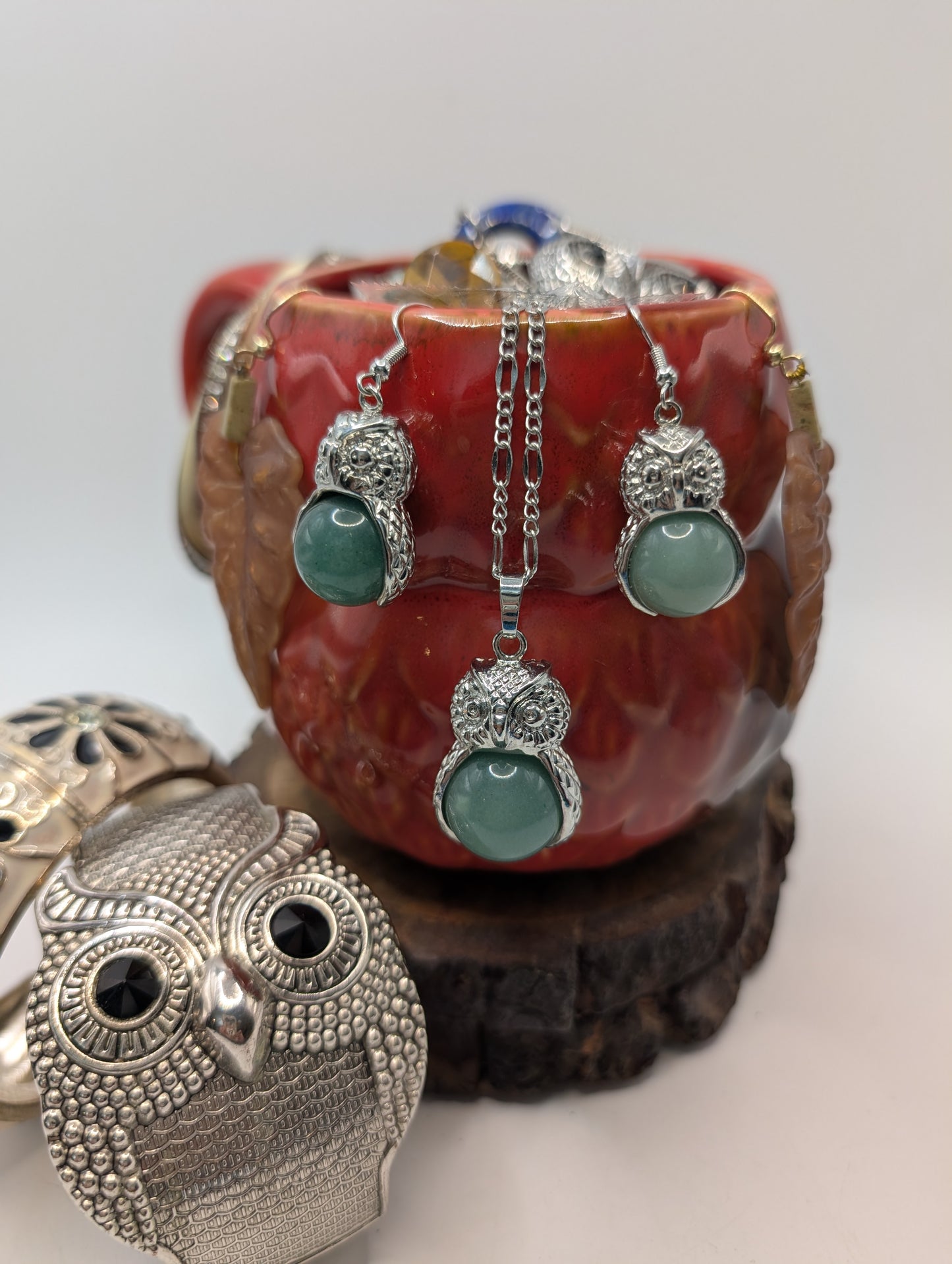 Woodland Treasure Owl Mug Jewelry Jar