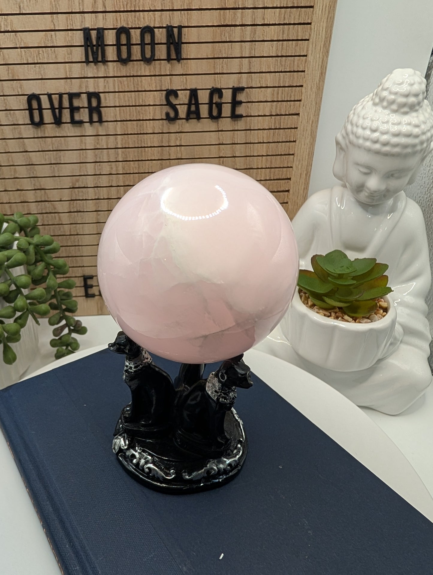 HQ Pink Calcite Spheres - Stunning UV Reaction!