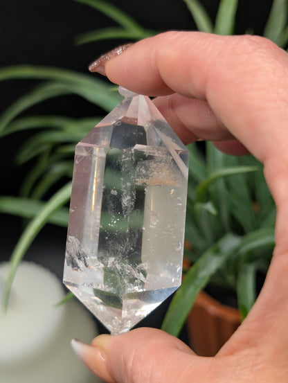 Clear Quartz Double Terminated Points with Superb Clarity!!