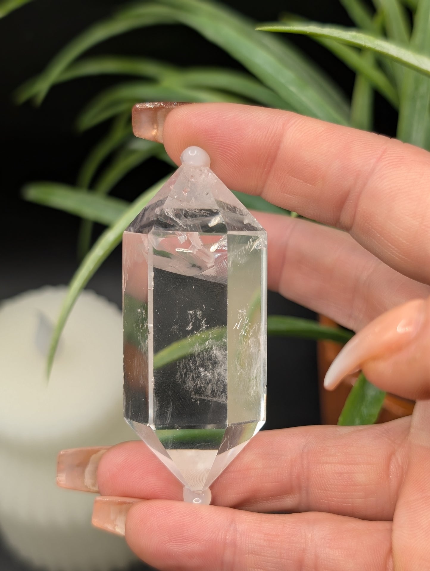 Clear Quartz Double Terminated Points with Superb Clarity!!