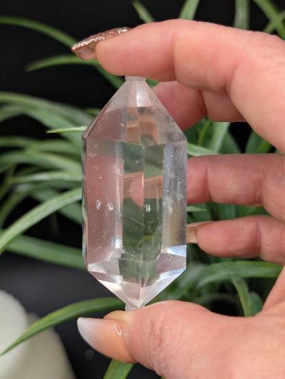 Clear Quartz Double Terminated Points with Superb Clarity!!