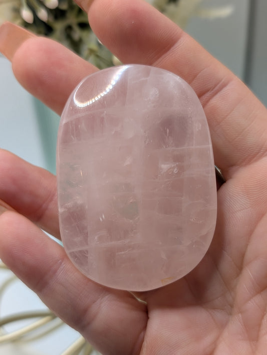 Rose Quartz Palm Stones