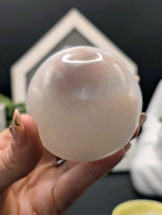 Polished Selenite Spheres