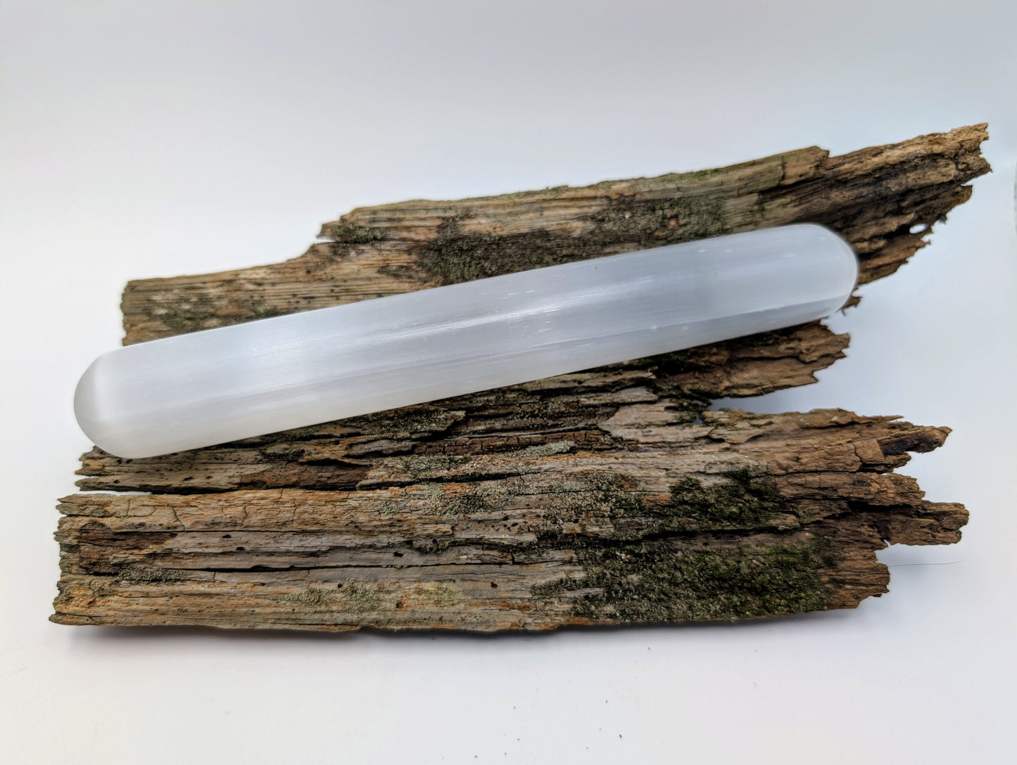 Selenite / Satin Spar Charging Rod, Cylinder, Harmonizer