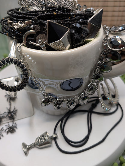 Mystery Jewelry Jar - Gothic Themed