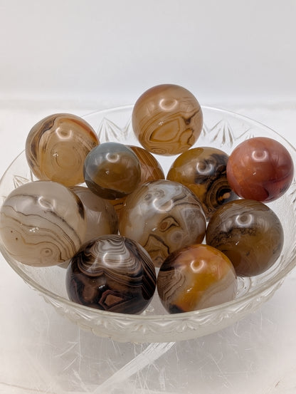 Small Carnelian Spheres with Great Banding!!