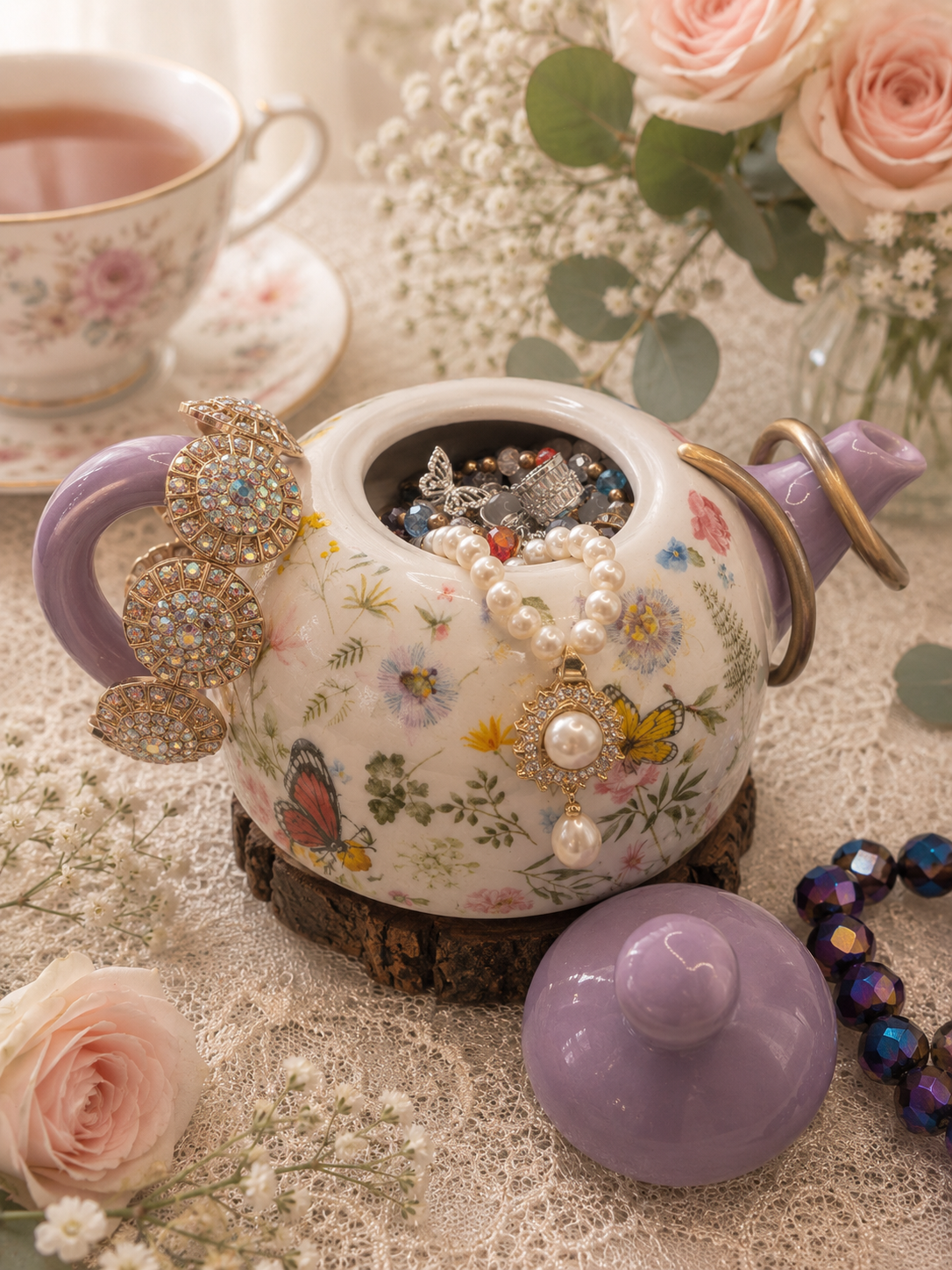 Tea Party Treasures Jewelry Jar Set