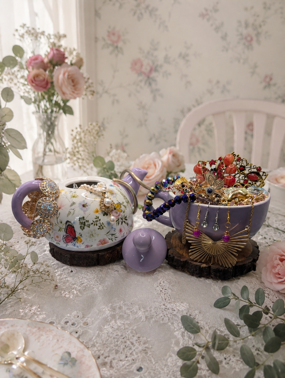 Tea Party Treasures Jewelry Jar Set