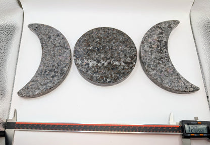Triple Moon in Yooperlite - UV Reactive Set!