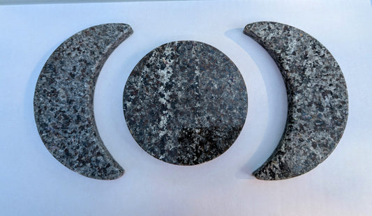 Triple Moon in Yooperlite - UV Reactive Set!