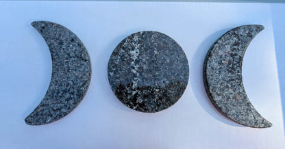 Triple Moon in Yooperlite - UV Reactive Set!
