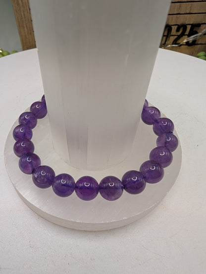 Amethyst Beaded Bracelet