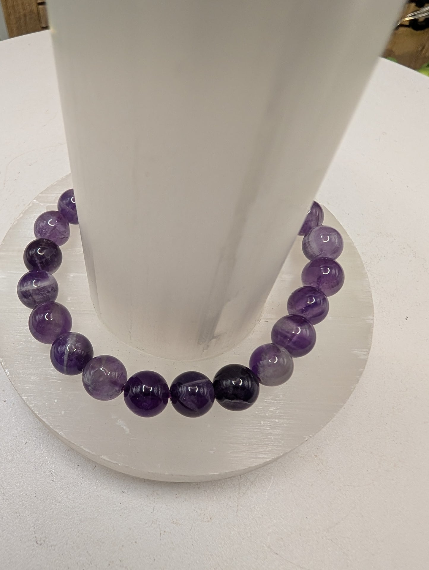 Amethyst Beaded Bracelet