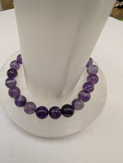 Amethyst Beaded Bracelet
