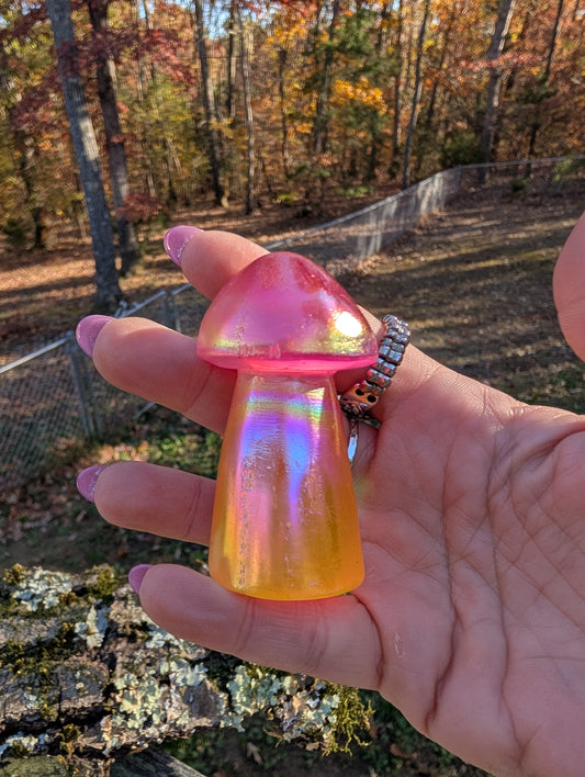 Aura Selenite Mushroom